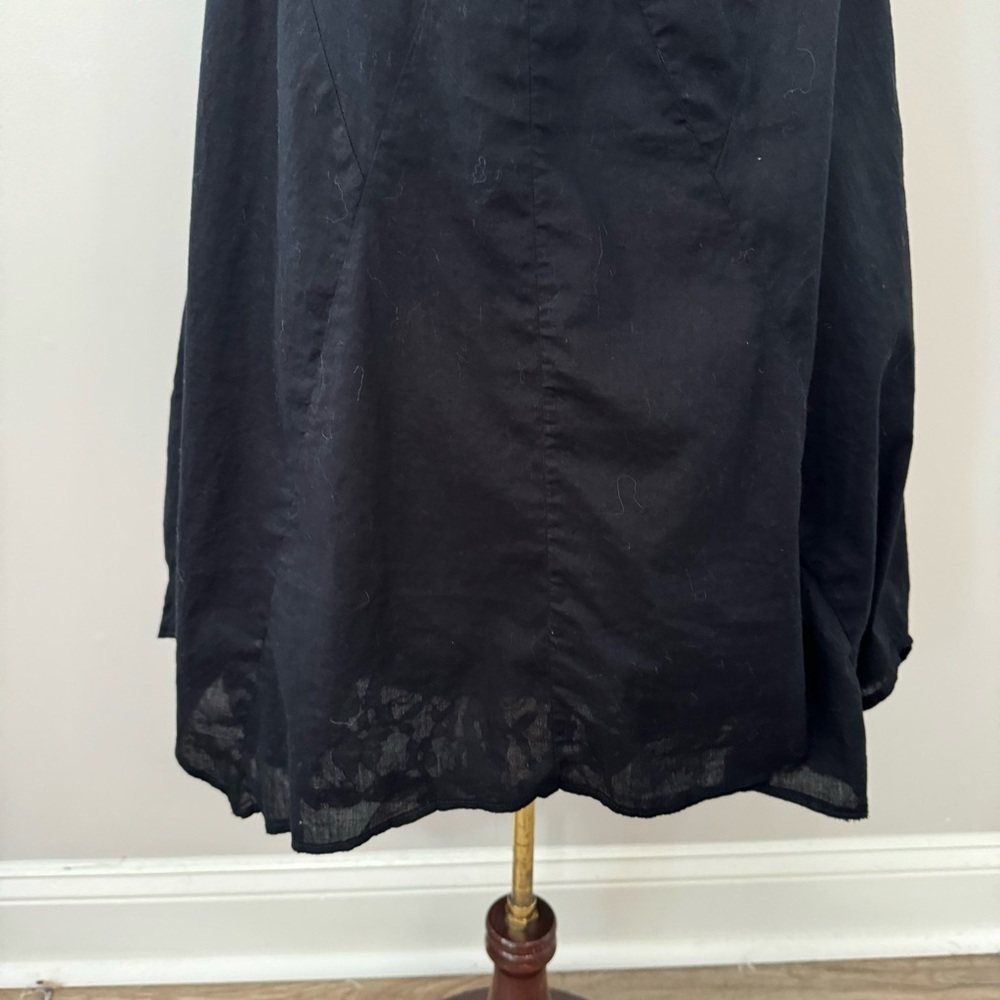 Free People Embroidered Trapeze Mini Dress Keyhole Back Small - Picture 10 of 14